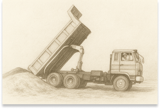 ボディーを製作した自動車（トラック）